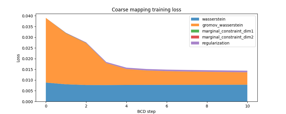 Coarse mapping training loss