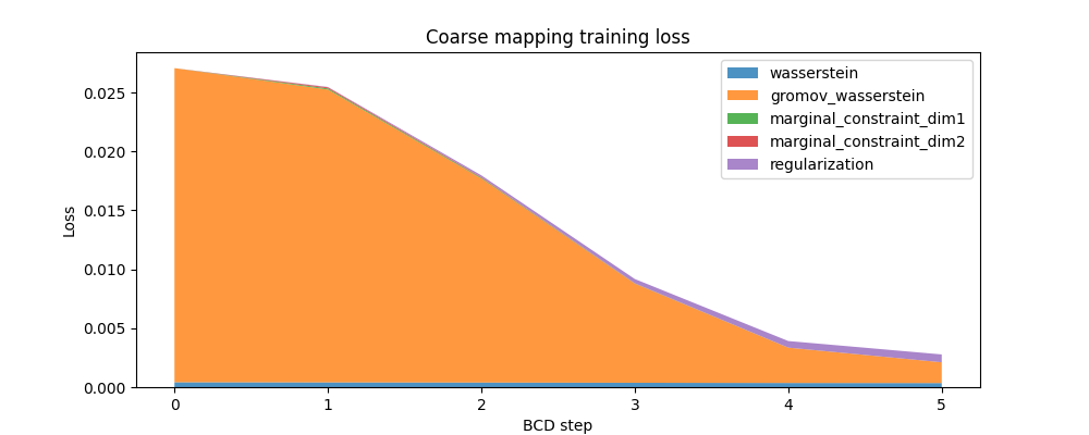 Coarse mapping training loss